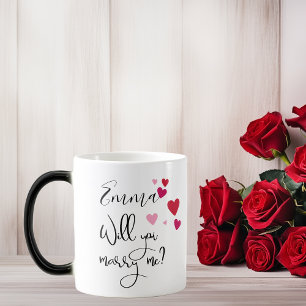 Mug Magic Veux-tu m'épouser Message Caché Surprise Fiançaill