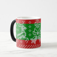 Vilain chandail cloches Xmas rennes crochet