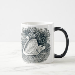 Mug Magic Vintage White Swan par Thomas Bewick