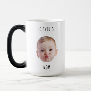 Mug Magic Visage personnalisé bébé avec enfants cadeau photo