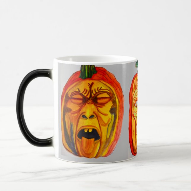 MUG MAGIC VISAGES CITROUILLE HALLOWEEN ERIE (Gauche)