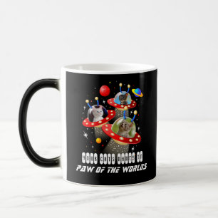 Mug Magic Vos 3 chats dans un Alien Spacship UFO Sci Fi Film