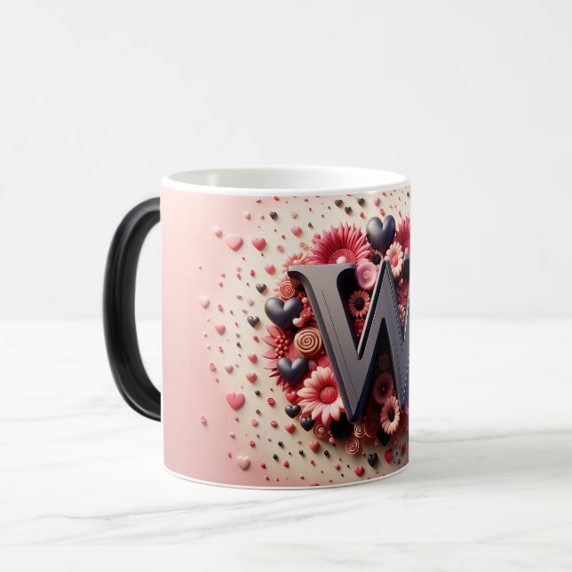 Mug Magic W Valentine 3D Verwandlungstasse (Vorderseite Links)