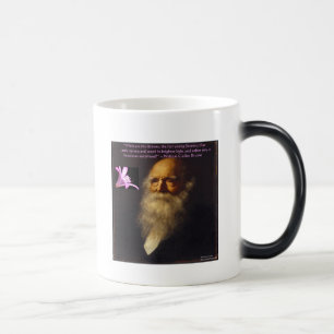 Mug Magic William Cullen Bryant Poème Flower