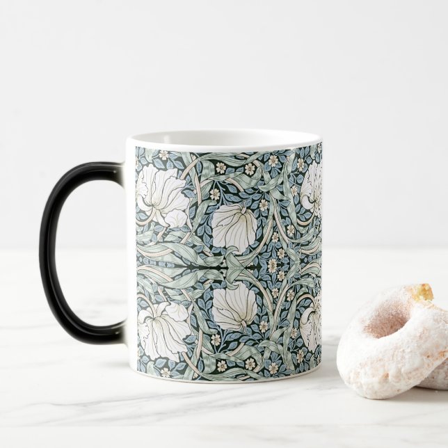 Mug Magic William Morris Pimpernel Blue (Avec donut)