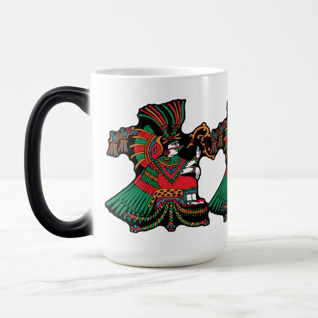 Mug Magic Xochiquetzal - Plumes de fleurs - Déesse de l'Amou (Gauche)