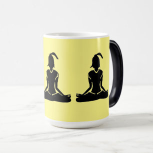 Mug Magic Yoga de morphing jaune