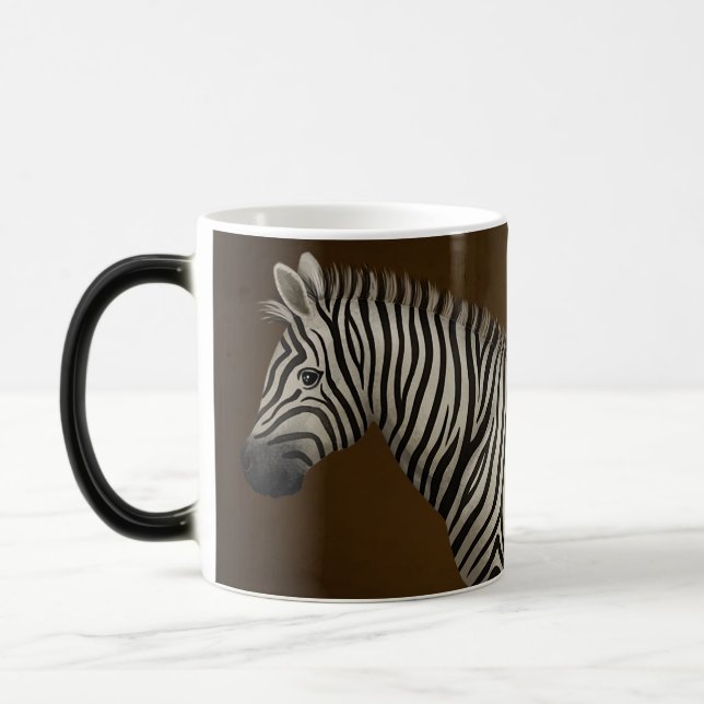 Mug Magic Zebra Illustration Faune exotique (Gauche)