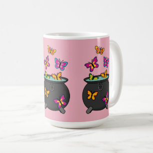 Mug Magical Butterflies from a cauldron