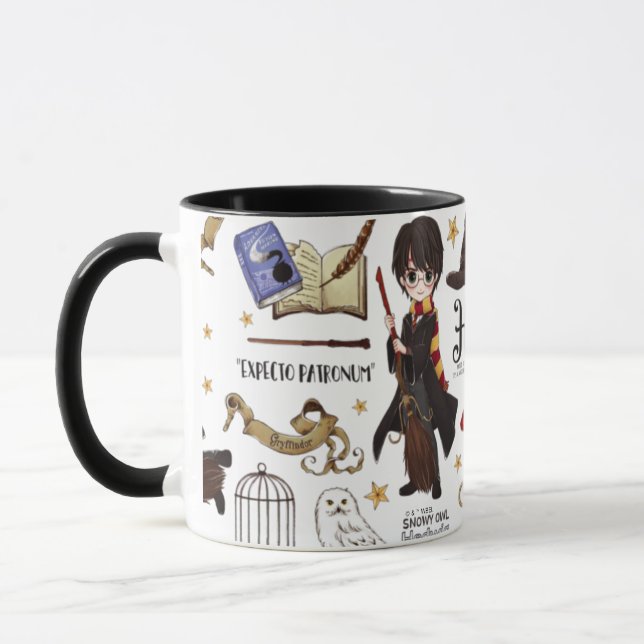 Mug Magical HARRY POTTER™ Aquarelle (Gauche)