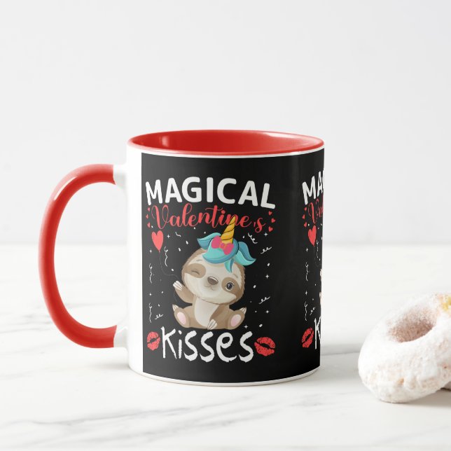 Mug Magical Valentine's Kisses (Avec donut)