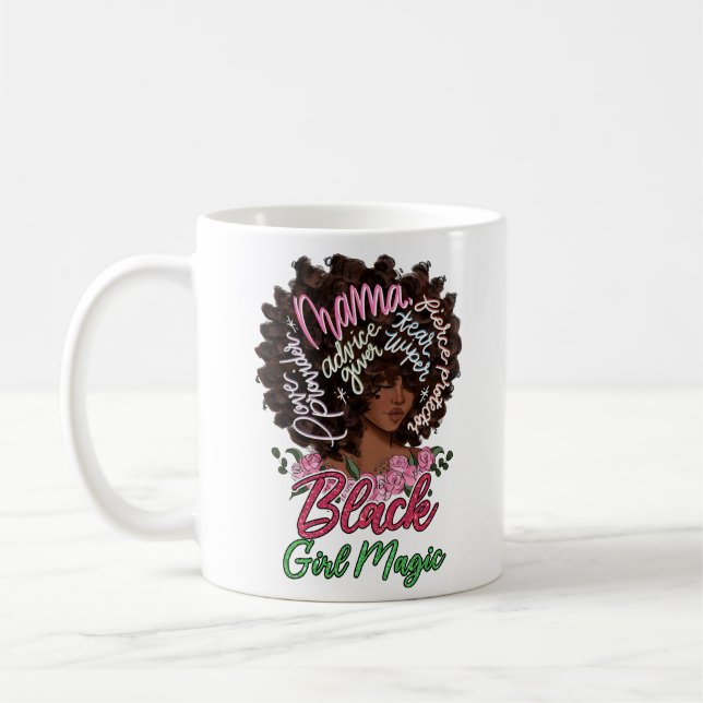 Mug Magie de la fille noire (Gauche)