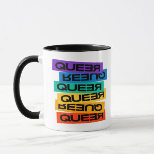 Mug Magnet de voiture. LGBT+Pride. Queer.