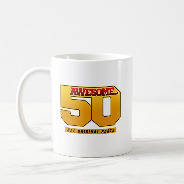 Mug Magnifique Anniversaire De 50 Ans (Gauche)