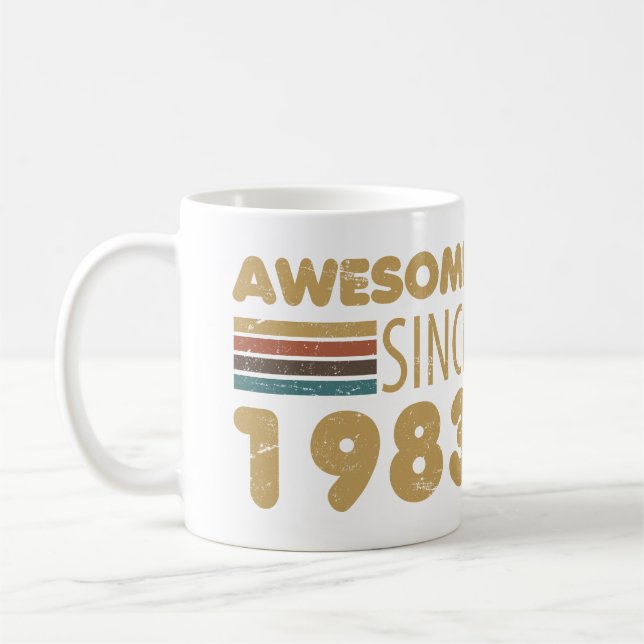Mug Magnifique depuis 1983 40e anniversaire (Gauche)