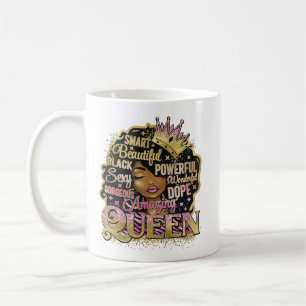 Mug Magnifique Extraordinaire Black Queen Melanin Sist