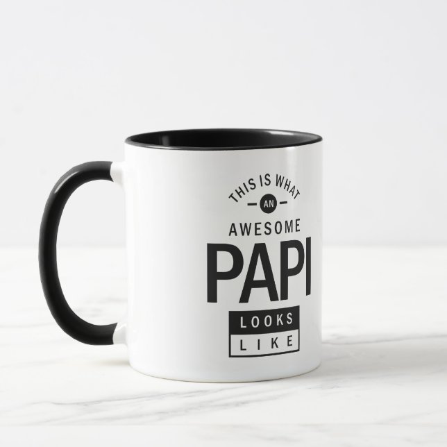 Mug Magnifique Papi (Gauche)