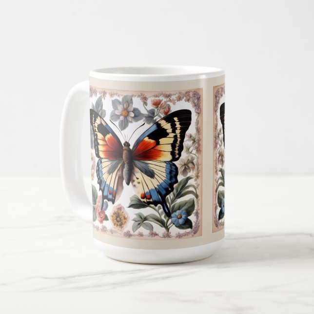 Mug Magnifique papillon géant (Devant gauche)