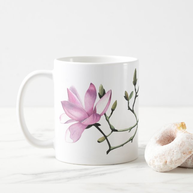 Mug Magnolia (Avec donut)
