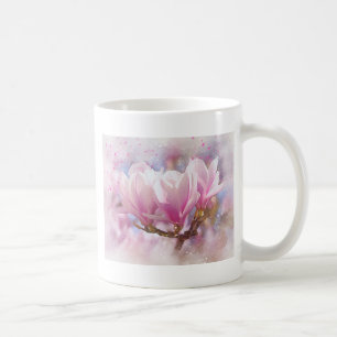 Mug Magnolia rose-pourpre en floraison - Fleur de prin