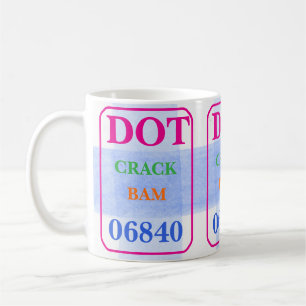 Mug Mahjong Point Fissure Bam Couleurs vives Vérificat