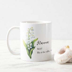 MUG MAI LILY DU MOIS DE NAISSANCE DE LA VALLÉE NOM