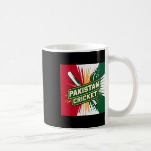 Mug Maillot de cricket pakistanais Drapeau de cricket