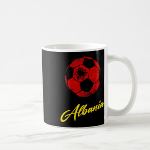 Mug Maillot de foot d'Albynie,drapeau d'Albynie,drapea