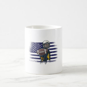Mug Maillot de supporter de football américain drapeau