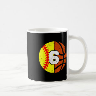 Mug Maillot Softll Sketll Numéro 6 Drôle d'anniversair