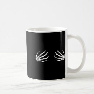 Mug Main de squelette de femme Halloween