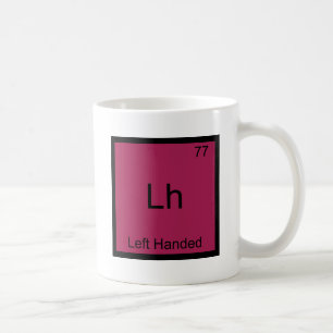 Mug Main gauche - Symbole drôle gaucher T de chimie