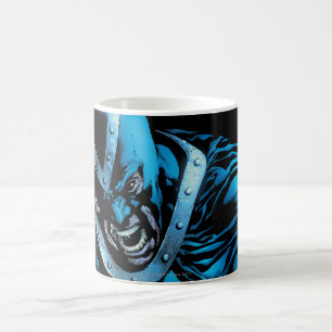 Mug Main noire avec panneau de crâne