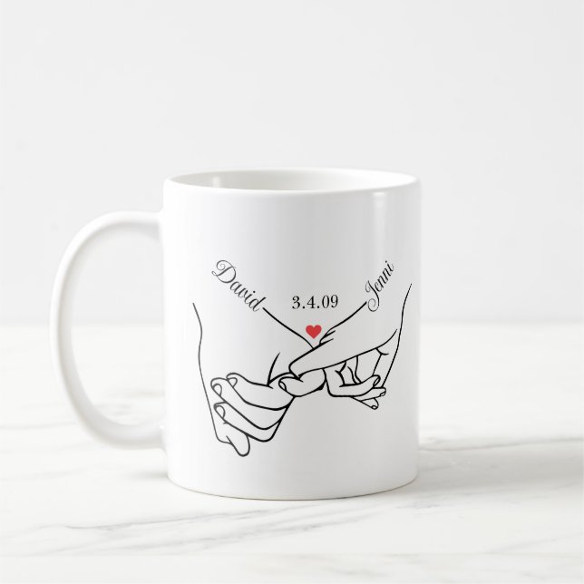 Mug Main personnalisée (Gauche)