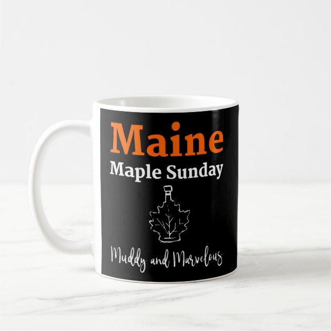 Mug Maine Maple Sunday Mudgar House Maple Leaf Sy (Gauche)