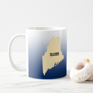 Mug - Maine State Map avec la ville