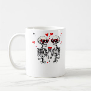 Mug Mains Coeur Squelette Pour Trending