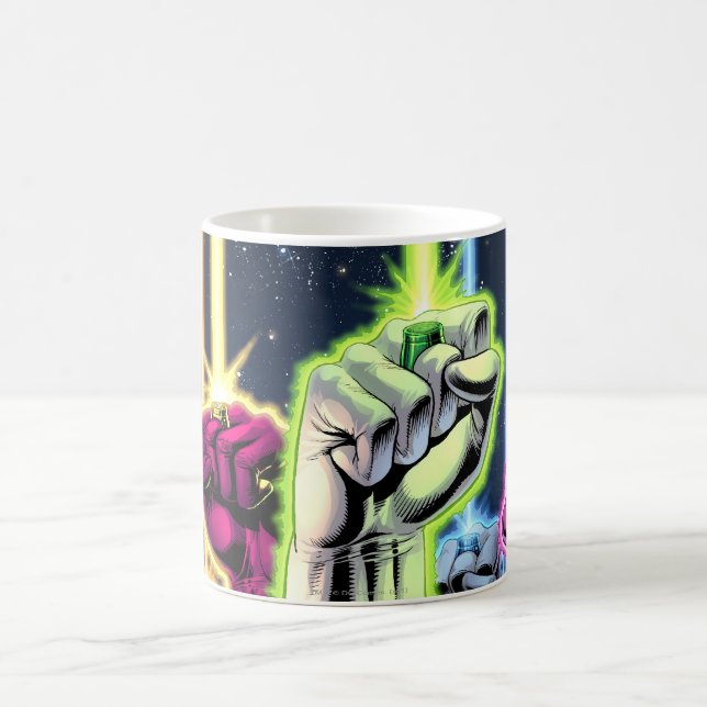 Mug Mains dans l'air avec anneaux -Couleur (Centre)
