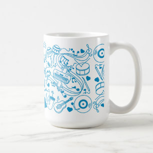 Mug Mains de musique - conception ASL