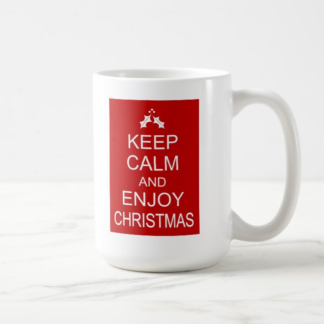MUG MAINTENEZ CALME ET APPRÉCIEZ NOËL (Droite)