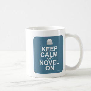 Mug Maintenez le calme et le roman sur l'épopée écriva
