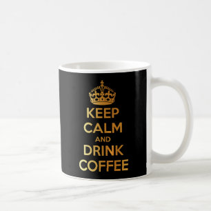 Mug Maintenez or calme et de boissons de café et tass
