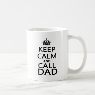 Mug Maintenez papa calme et d'appel