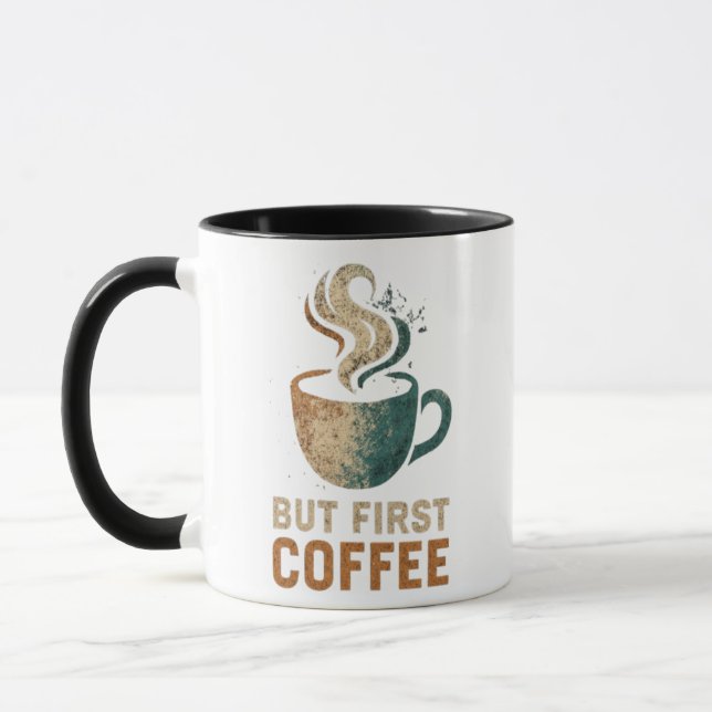 Mug Mais le premier café (Gauche)