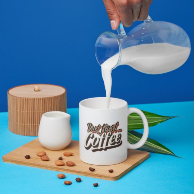 Mug Mais Premier Café Drôle Café Devis Cadeau (Créateur téléchargé)