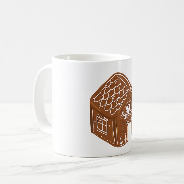 Mug Maison de pain d'épices (Devant gauche)