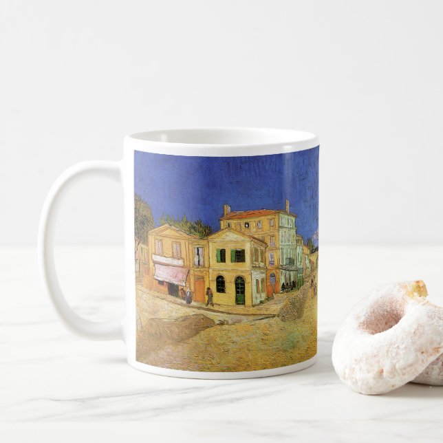 Mug Maison de Vincent à Arles par Vincent van Gogh (Avec donut)
