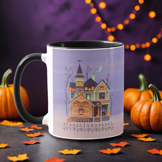 Mug Maison Jack-o'lanterne d'Halloween (Créateur téléchargé)