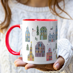 Mug Maisons et gîtes de ski hiver Noël