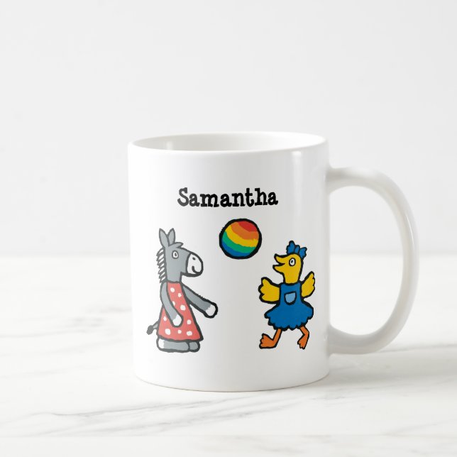 Mug Maisy à l'école maternelle avec des amis sur le (Droite)